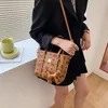 Daily Bag Goat Bag Womens Bag 2021 New Korean Fashion Vegetable Basket Womens Portable Cross Body Bucket Shoulder243H