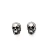 925 Sterling Silver Skull Stud Earring Gothic Party Wedding Jewelry for Girls Punk 2106188288539