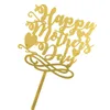 Happy Mothers Day Cake Topper Acrylique Or Rose Meilleure Maman Jamais Gâteau De Fête D'anniversaire Décoration Fête Des Mères Fournitures De Boulangerie 2172 V2