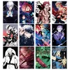 200 stks Gitaar Anime Poster Waterdichte Stickers Cartoon DIY Graffiti Decals voor Motorfiets Auto Bagage Ipad Telefoon Scooter Games Skateboard Notebook Toys Gift Decal