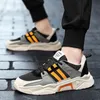 Högkvalitativ 2021 Ankomst Off Män Kvinnor Sport Running Skor Grön Brun Orange Utomhus Fashion Dad Sko Trainers Sneakers Storlek 39-44 Wy09-9030