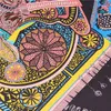 Manual de mão enrolado sarja lenço de seda feminino sacos florais impressão moda lenços quadrados echarpes foulards femme envoltório bandana hijab 93112063