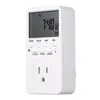 Minuteries LCD numérique Programmable prise minuterie interrupteur cuisine sortie 230V 50HZ enfichable temps relais 7 jours programmeur