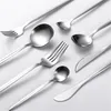 Silverware Flatware Ze Stali Nierdzewnej Sztućce Widelec Łyżka Nóż Naczynia Danewny