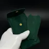 2022 Papéis verdes de luxo, relógios de presente, caixas, bolsa de couro, cartão para caixa de relógio Rolex 01
