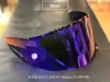 Motorradhelme Helm Anti-Fog Anti-UV PC Visier Objektiv Modell für SHOEI X14 Full Face Mirror LensMotorcycle