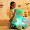 50 cm brillant animal en peluche LED clignotant en peluche mignon éclairer coloful ours en peluche poupées jouet enfant bébé jouet anniversaire vacances cadeau 8908395