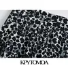 Donna Chic Fashion Animal Print Pantaloncini larghi Gonne Vintage Vita alta Zipper Fly Gonna femminile Mujer 210416