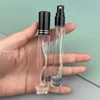 100pcs 10ml Spray Bottle Spray Pump Bottle Travel Refillable Glass Perfume Bottle With Sprayer