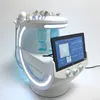 Smart Ice Blue Microdermabrasion Analyzer 7 ручек РФ затягивает скруббер для очистки ультразвуковых ультразвуков с клиентами Датас экономия лица ID Kldskickare