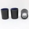 wholesale DIY candle holders container 50ml 160ml black white red Matte transparent glass candles empty cup SN3361