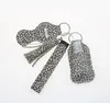 Fashion Keychains 5pcsset Self Defense Set med nyckelchain Hand Sanitizer Case Lipstick Holder Armband Keyrings SelfDefense Keyr8565725