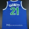 Top Quality 21 Kevin Garnett Jerseys Black Blue White Stitched Shirts Derrick 25 Rose Jersey KarlAnthony 32 Towns Andrew 22 W7979771
