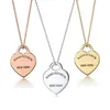 يرجى العودة إلى New York Heart Key Necklace Original 925 Silver Love Netlaces Charm Women 22 Clavicle Chain