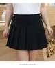 Women's plus size XL-4XL professional female pants suit two-piece High quality black lady office jacket Slim bust pleated skirt 210527