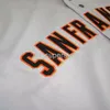 Custom Sewing Tim LinceCum 2010 San Francisco World Series Grå Road Jersey Män Kvinnor Ungdom Baseball Jersey XS-6XL