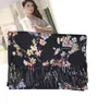 Pashmina Scarv Custom Printed Double Side 200 * 70cm Cashmere Sjaal Vrouwen