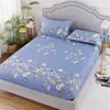 3pc/set Trendy Household Bedding 1 Bed Sheet + 2 Pillowcase Purple Rose Flower Mattress Protector Bedspread Bed Covers F0075 210420