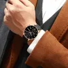 CURREN Top Luxe Chronographe Montre Hommes Quartz Montres Étanche En Acier Maille Montres Hommes D'affaires De Mode Marque Horloge 210527
