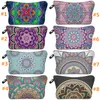 Mandala 3D-utskrift Kosmetisk väska Koppling för Lady Storage Toalettsaker Väskor Hängande toalettartiklar Travel Kit Smycken Arrangörhållare 100