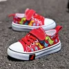 Çocuk Karikatür Kanvas Ayakkabı Erkek Ve Kız Rahat Düşük Üst Bebek Bahar Sonbahar Nefes Tek Moda Sneakers 220115