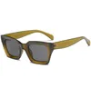 Vintage Luxe Zonnebril Vrouwen Klassieke VIERKANTE S130 Zonnebril Retro Gradiënt Outdoor Lentes De Sol Mujer251S