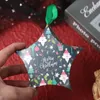 Sternform Food Mini Cartoon Verpackung Weihnachten Pentagramm Süßigkeiten Geschenkpapier Kisten Weihnachtsdekorationen Aufbewahrung Organisatoren BH4850 Wly