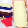 Towel Pure Color Microfiber Women Men Soft Bath Towels Beach Wrap Super Absorbent Gown Quick Drying