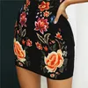 Casual Dresses Women Sleeveless Halter Tropical Butterfly Print Bodycon Mini Fashion Female Summer Above Knee Short Dress