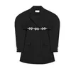 GetSpring Women Blazer Decorative Long Sleeve Ladies Black Gray Coat Fashion Women's Suit Jacket 210601