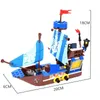 The Black Pearl Gudi 652Pcs Pirates Ship Of The large Models Bricks Building Blocks Toys Gift Compatible Playmobil X0503