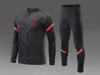 Stade de Reims Men's Tracksuits Outdoor Sports Suit Autumn and Winter Kids Home Kits Casual Sweatshirt Storlek 12-2xl