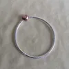 2021 Bracciale con ciondoli da donna in argento sterling 925 per ciondoli con perline Pandora Braccialetti con ciondoli a forma di cuore fibbia Logo Design Lady Gift con scatola originale