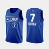 Nc01 2021-22 All-Star Jersey Basketball BLU team durant Jersey irving yellow team curry jersey harden tatum Mens cucita su misura taglia S-5XL