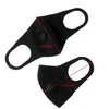 Designer Party Stofdicht Comfortabel Zwart Half Gezichtsdeksel Masker Met Wasbaar Herbruikbaar Sportfilter