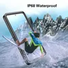 IP68 Vattentäta fall Dykning Simning Full Body Underwater Protective för iPhone 11 Pro Max Samsung A51 A72 S10 S10E S20 Fe Moto G Power 2021 LG Stylo 6 Google Pixel 4a 5g