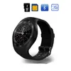 Bluetooth Y1 Smart Watch reloj relogioスマートリストウォッチは電話をサポートしましたsim tfカメラ同期Android P6625378のスポーツスマートブレスレット