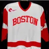 Camisas De Hóquei Homem Boston University BU Hóquei 3 Ryan Whitney 9 Jack Eichel 7 Charlie McAvoy 3 Coyle 19 Clayton Keller 24 Keith Tkachuk McBain McLaughlin