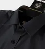 قميص تجاري للرجال العلامة التجارية رجال طويل الأكمام مخططة رفيعة النحافة ملائمة Camisa Maschulina القمصان الذكور الجديدة قميص الموضة الجديد #151960
