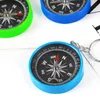 High Precisão Estabilidade Americana Compass Keychain Mini Compass Bolso Ao Ar Livre Gadgets Engrenagem para Caminhadas Camping