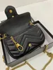 Crossbody Designer Handbag Felicie Pochette Diseñadores Bolsos Bolsa de hombro Mini Cadena V Patrón Mujer Lujos Cross Body 2021 Wholesale