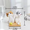 Cat Mobile Phone Holder Orange Decoration Desktop Cute Cartoon Cell Mounts Holders1532055