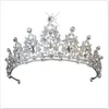 2022 Sparkling Bling Crystal Headpieces Rhinestone Ozdobny Crown Bridal Crown New Design Bride's Top Sprzedaż Head Tiaras Akcesoria