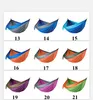 Camping Hammocks com mosquito Net Double Leve Nylon Hammock Home Quarto Lazy Swing Cadeira Praia Campeeiro Mochilas Zyy923