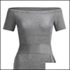 Freizeitkleider Damenbekleidung Bekleidung Figurbetontes Kleid Off Shoder Shiny Frühling Herbst Midi Slash Neck Trägerlos High Split Hochzeit Langer Anzug C