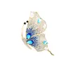 Luxury Butterfly Brooches Pins European and American Fashion Wedding Corsage Jewelry Cubic Zirconia Brand Bouttoniere Accessory