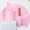 1pc 10ml flasche Leere Runde Lip Gloss Rohr Mit Zauberstab Applikator Nachfüllbare Kunststoff Lippenstift Lip Balm Flaschen fläschchen DIY Container Neue