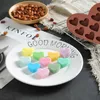 Cozimento Moulds10 Mesmo Silicon Baking Pratos Molde de Chocolate Forma de Coração English Letras DIY Molde do Bolo Amor Gelo Bandeja Geléia Soft Candy RRD13417