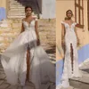 Lian Rokman 2021 Sheath bröllopsklänningar från axelspetsen Appliqued Sexy Mermaid Bridal Gowns Plus Storlek Country Robe de Mariée