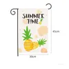 Summer Garden Flag Outdoor Festival Party Courtyard Décoration Impression de fruits et de fleurs Drapeaux de bienvenue 30 * 45cm T500564